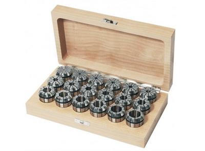 ER16AA-10 pcs набор цанг прецизионных в деревянном кейсе
